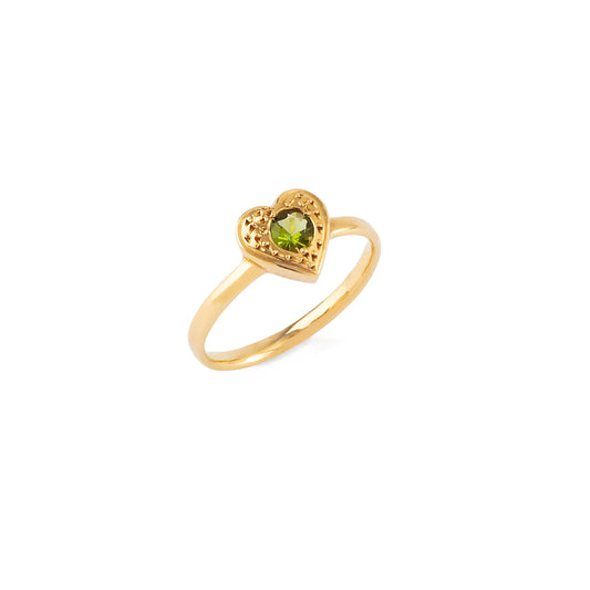 Anel Greengold Heart