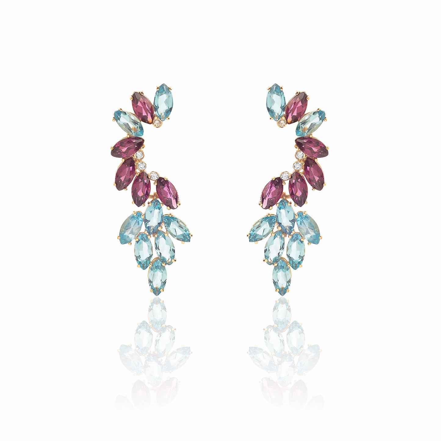 Brinco Arara Topazio Azul