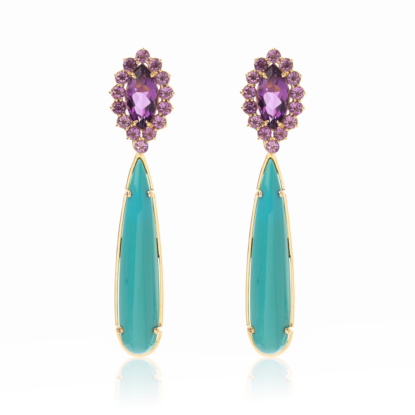 Brinco Ancara Turquesa