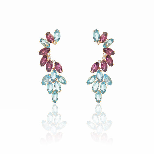 Brinco Arara Topazio Azul